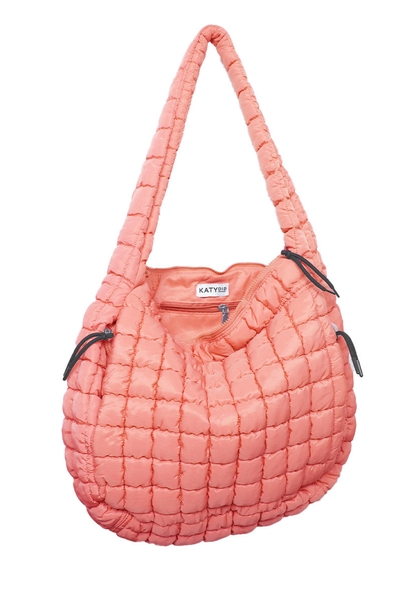 Coral Wholesale Quilted Women's Tote Bag Coral Wholesale Quilted Women's Tote Bag