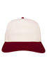 Maroon and Tan Wholesale Two-Toned Vintage Hat