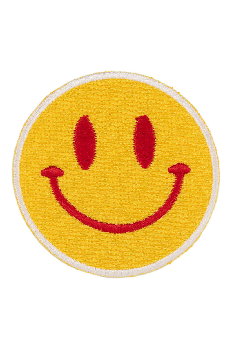 Red/Yellow Happy Face Wholesale Hat Patch (SET OF 3) Red/Yellow Happy Face Wholesale Hat Patch (SET OF 3)
