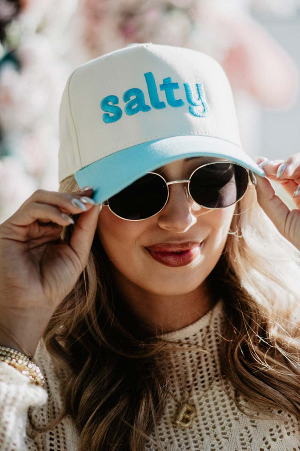 Salty Wholesale Two-Toned Vintage Hat | Katydid Wholesale display picture 3