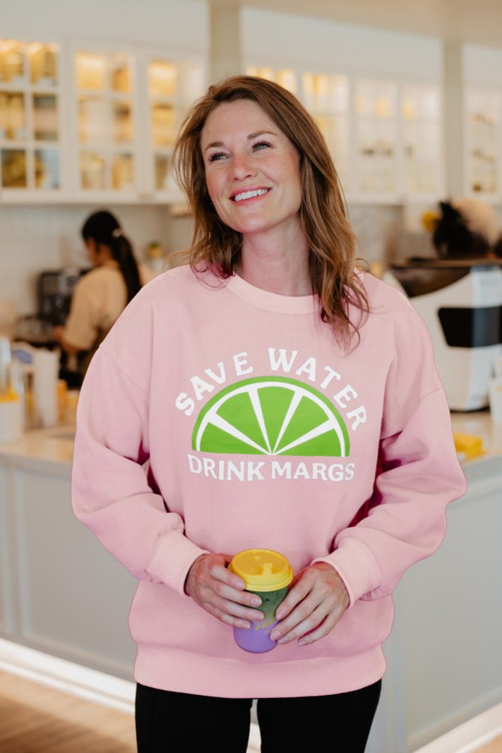 Save Water Drink Margs Wholesale Crew Sweatshirt Save Water Drink Margs Wholesale Crew Sweatshirt