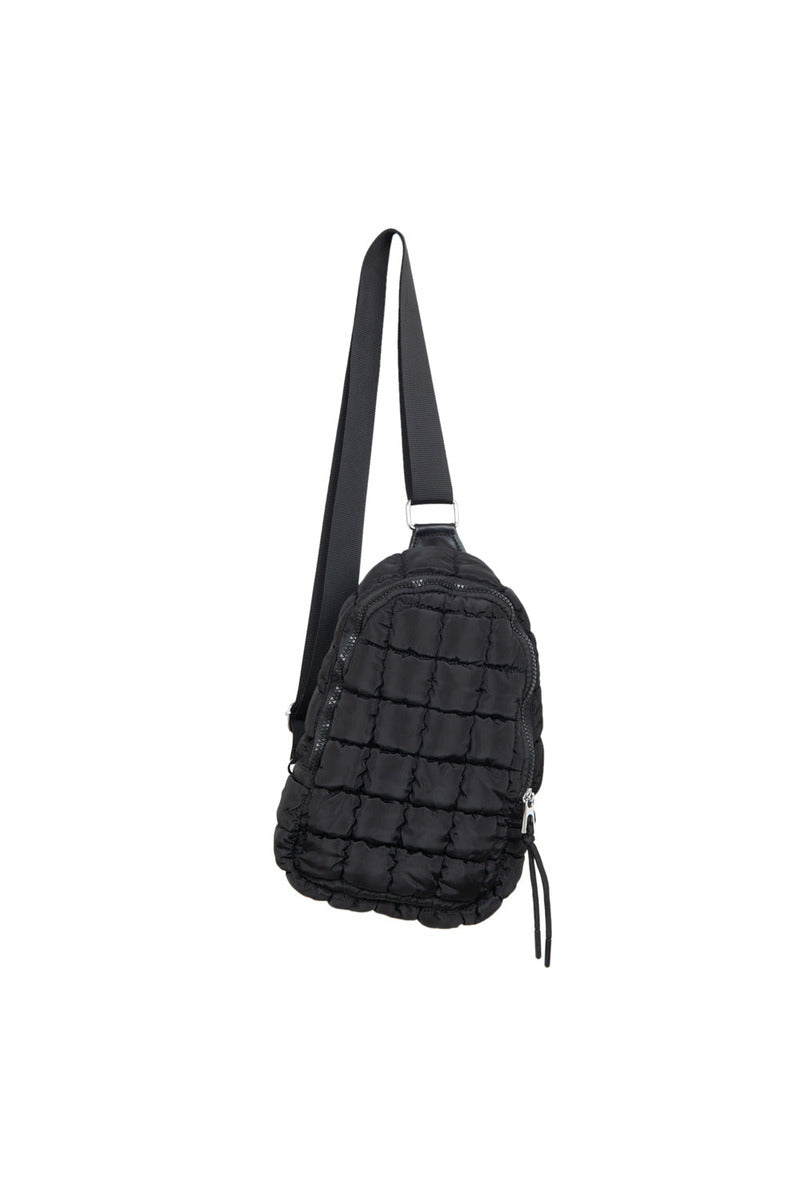 Black Wholesale Quilted Sling Bag Black Wholesale Quilted Sling Bag