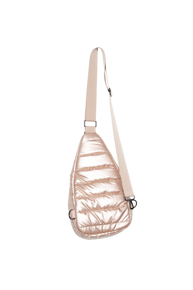 Champagne Metallic Wholesale Women's Sling Bag Champagne Metallic Wholesale Women's Sling Bag