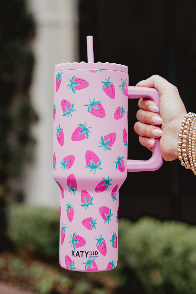 Subtle Strawberry Wholesale 38 Oz Tumbler Subtle Strawberry Wholesale 38 Oz Tumbler