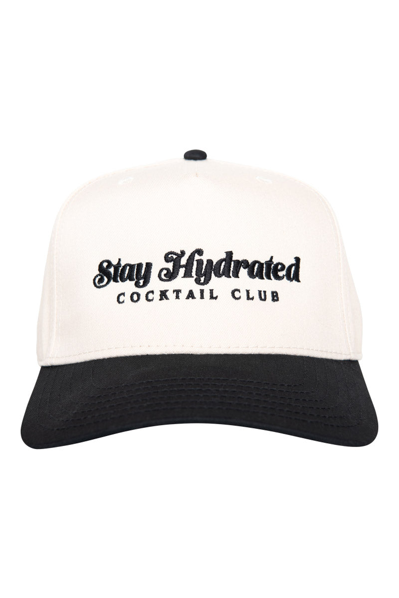 Stay Hydrated Cocktail Club Wholesale Two-Toned Vintage Hat Stay Hydrated Cocktail Club Wholesale Two-Toned Vintage Hat