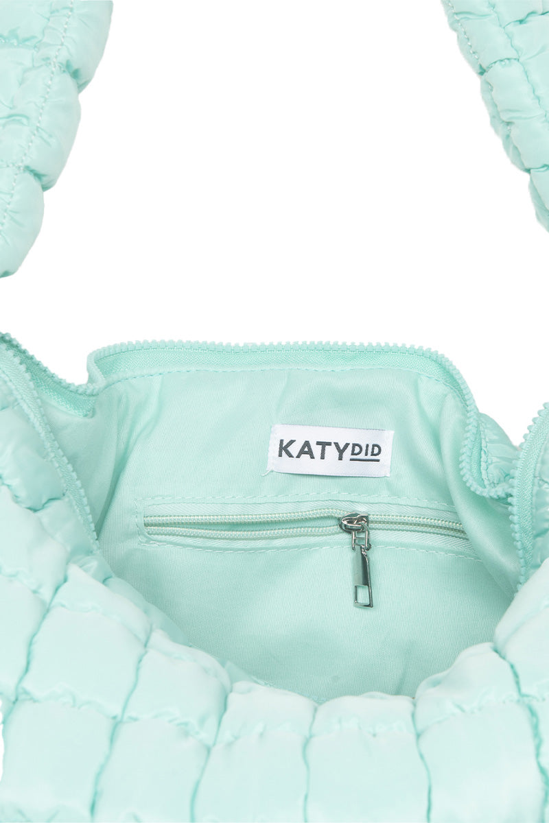 Mint Women's Wholesale Quilted Tote Mint Women's Wholesale Quilted Tote