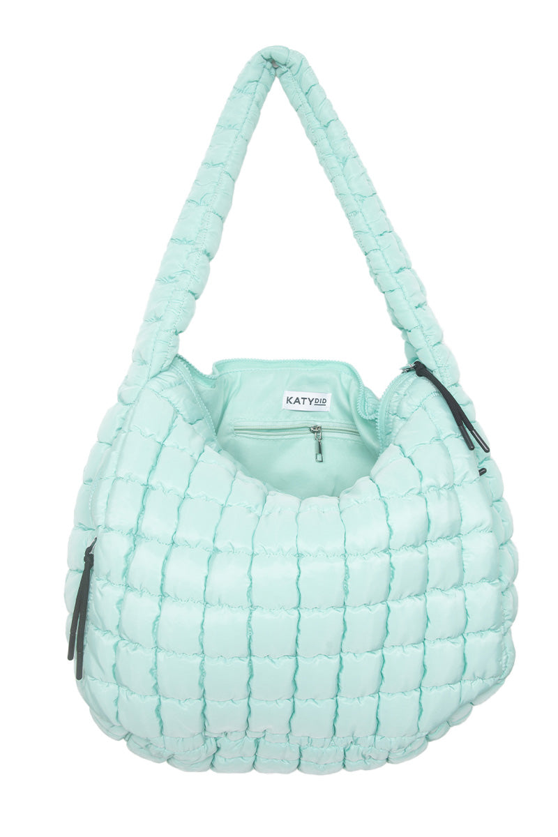 Mint Women's Wholesale Quilted Tote Mint Women's Wholesale Quilted Tote