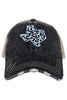 Blue Leopard Texas Wholesale Trucker Hat