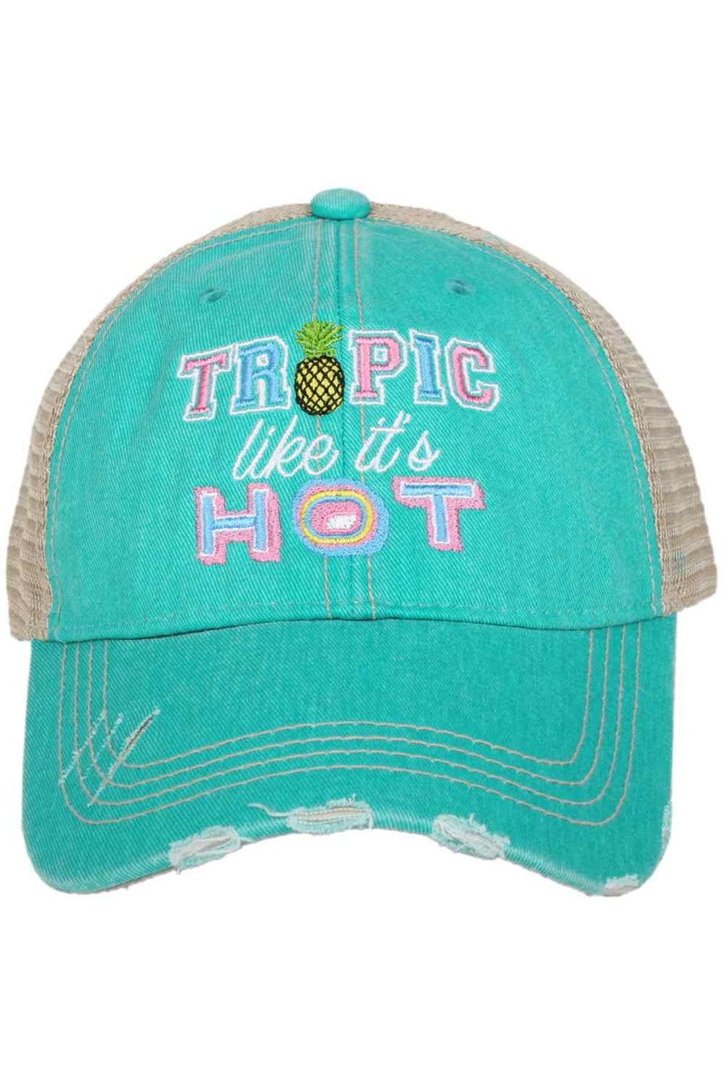 Tropic Like It's Hot Wholesale Trucker Hat Tropic Like It's Hot Wholesale Trucker Hat