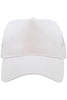 White Fabric Wholesale Blank Trucker Hat