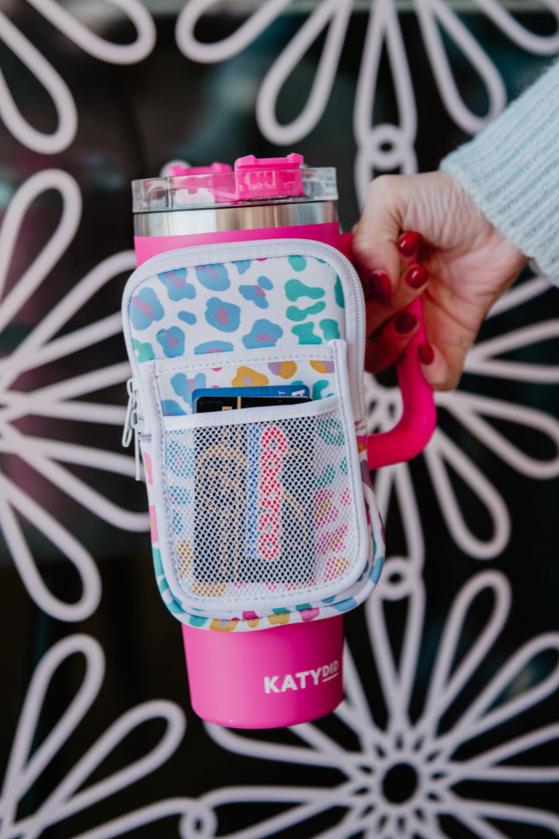 Pastel Leopard Wholesale Tumbler Zipper Pouches Pastel Leopard Wholesale Tumbler Zipper Pouches