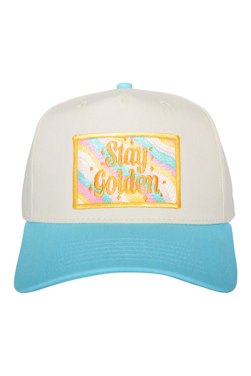 Stay Golden Patch Wholesale Vintage Trucker Hat Stay Golden Patch Wholesale Vintage Trucker Hat