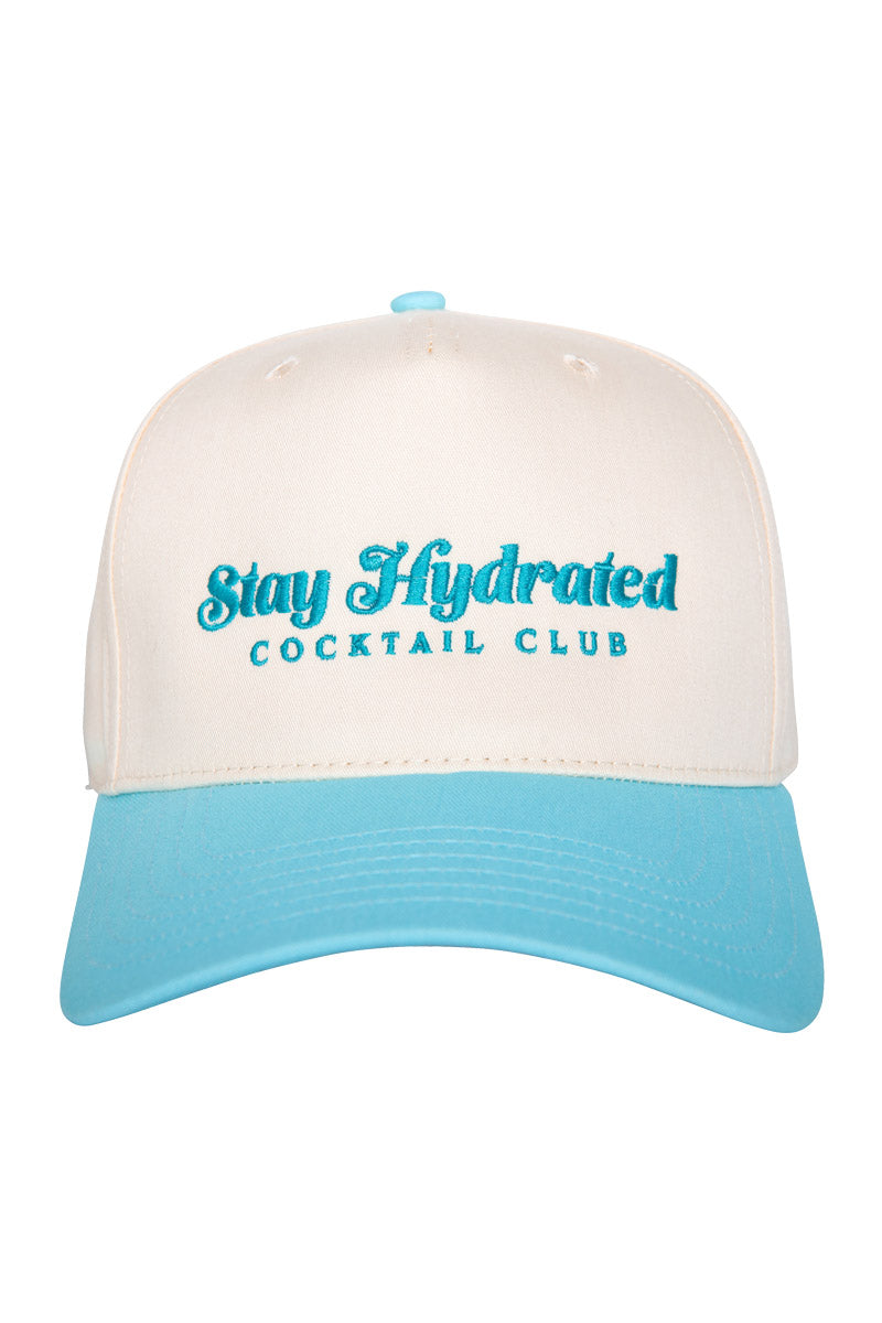 Stay Hydrated Cocktail Club Wholesale Two-Toned Vintage Hat Stay Hydrated Cocktail Club Wholesale Two-Toned Vintage Hat