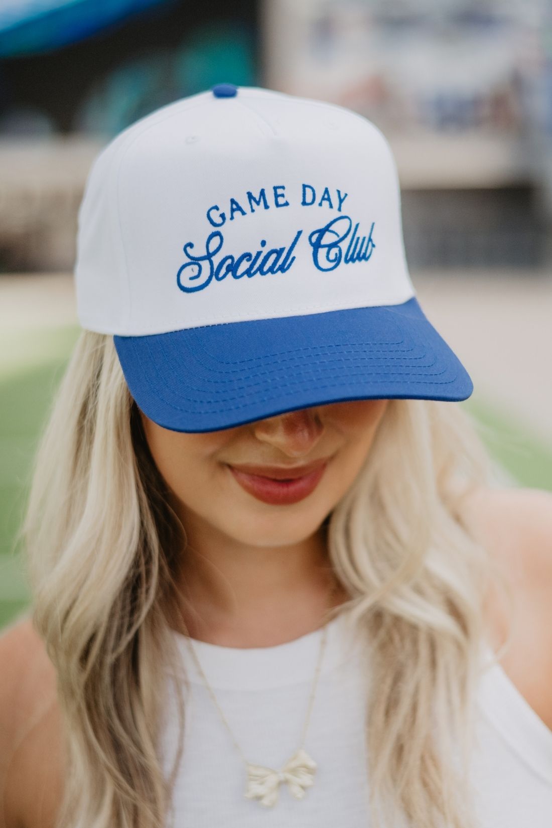 Game Day Social Club Wholesale Two-Toned Vintage Hat Game Day Social Club Wholesale Two-Toned Vintage Hat