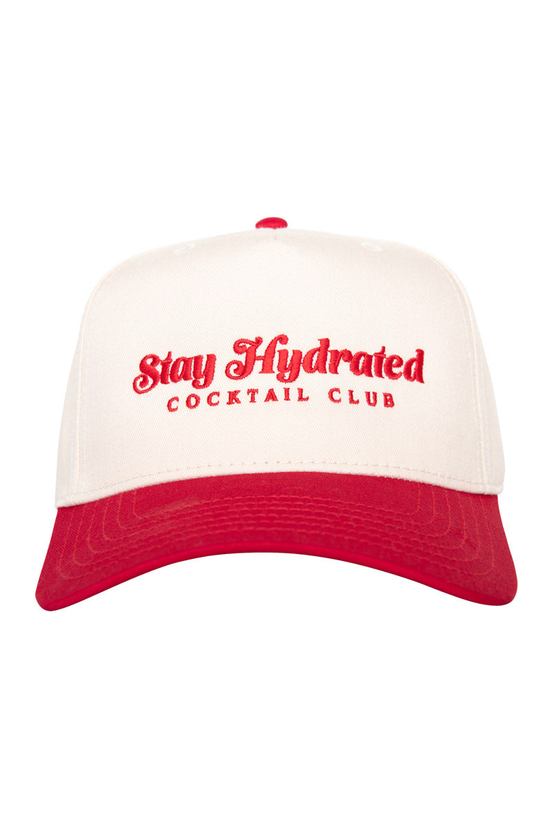 Stay Hydrated Cocktail Club Wholesale Two-Toned Vintage Hat Stay Hydrated Cocktail Club Wholesale Two-Toned Vintage Hat