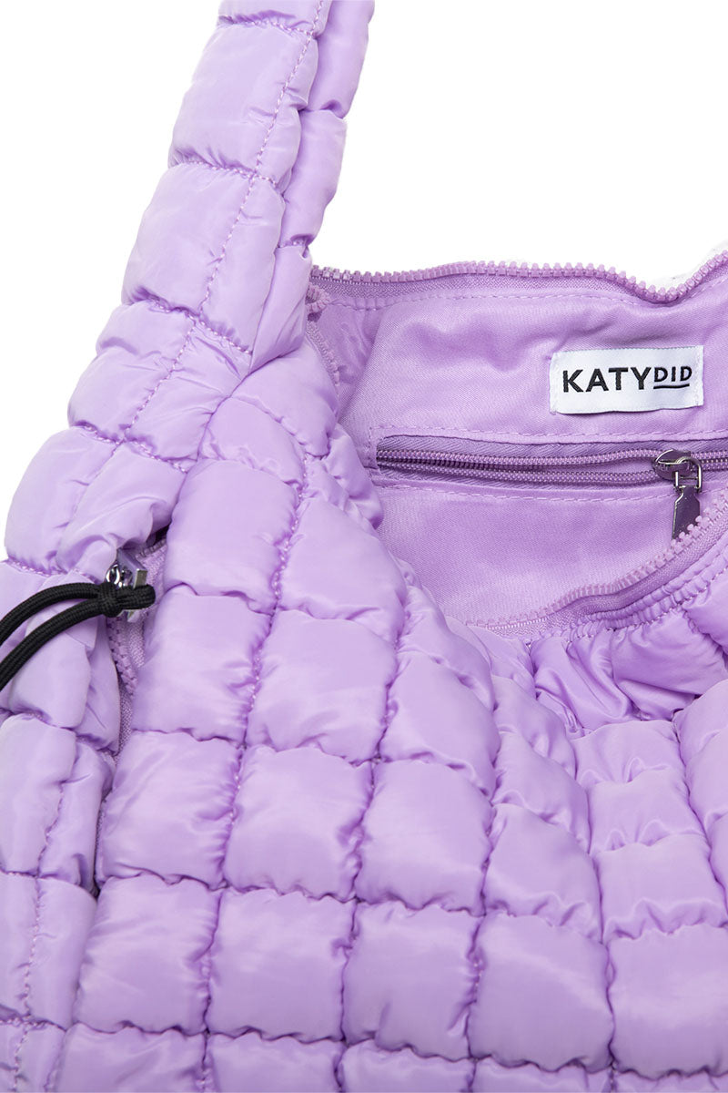 Light Purple Wholesale Oversized Quilted Hobo Tote Bag Light Purple Wholesale Oversized Quilted Hobo Tote Bag