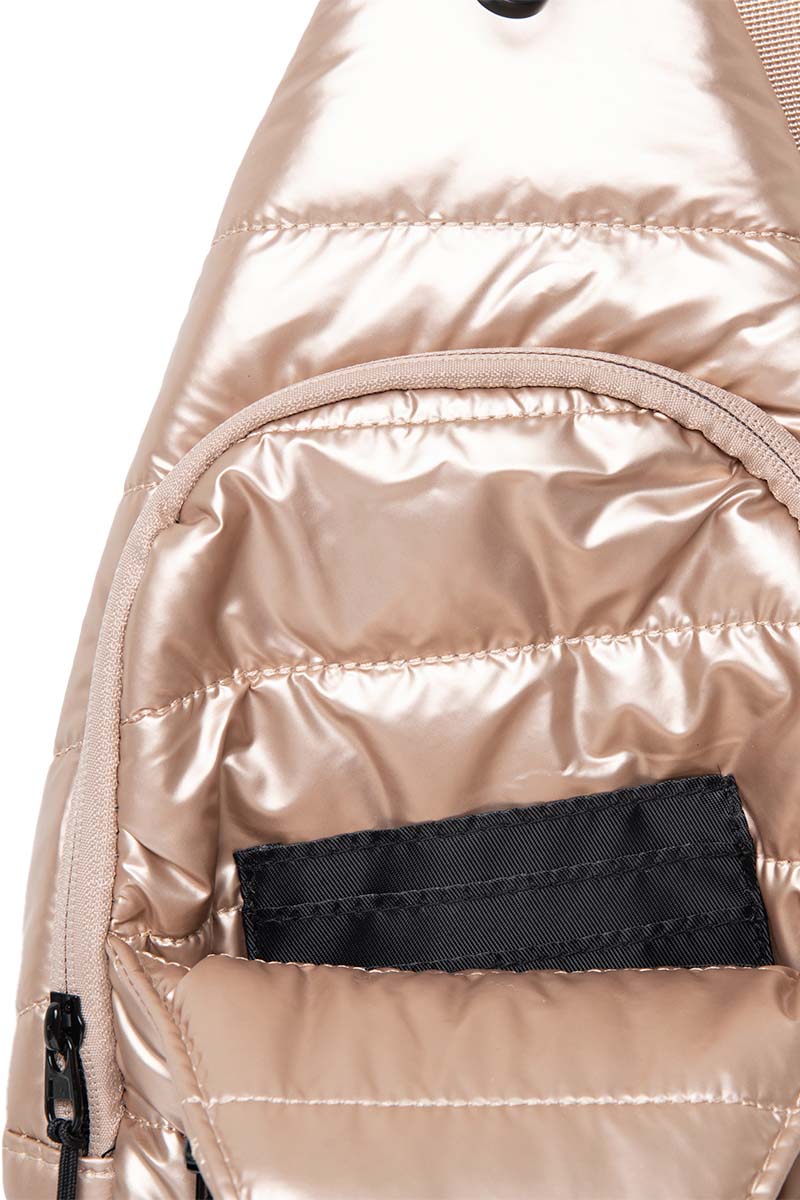 Champagne Metallic Wholesale Women's Sling Bag Champagne Metallic Wholesale Women's Sling Bag