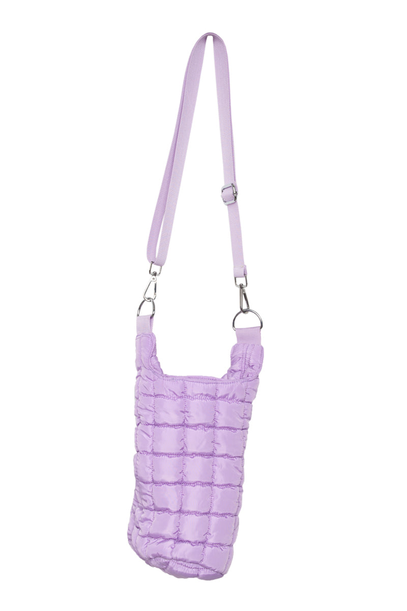 Light Purple Wholesale Quilted Tumbler Carrier Bag Light Purple Wholesale Quilted Tumbler Carrier Bag