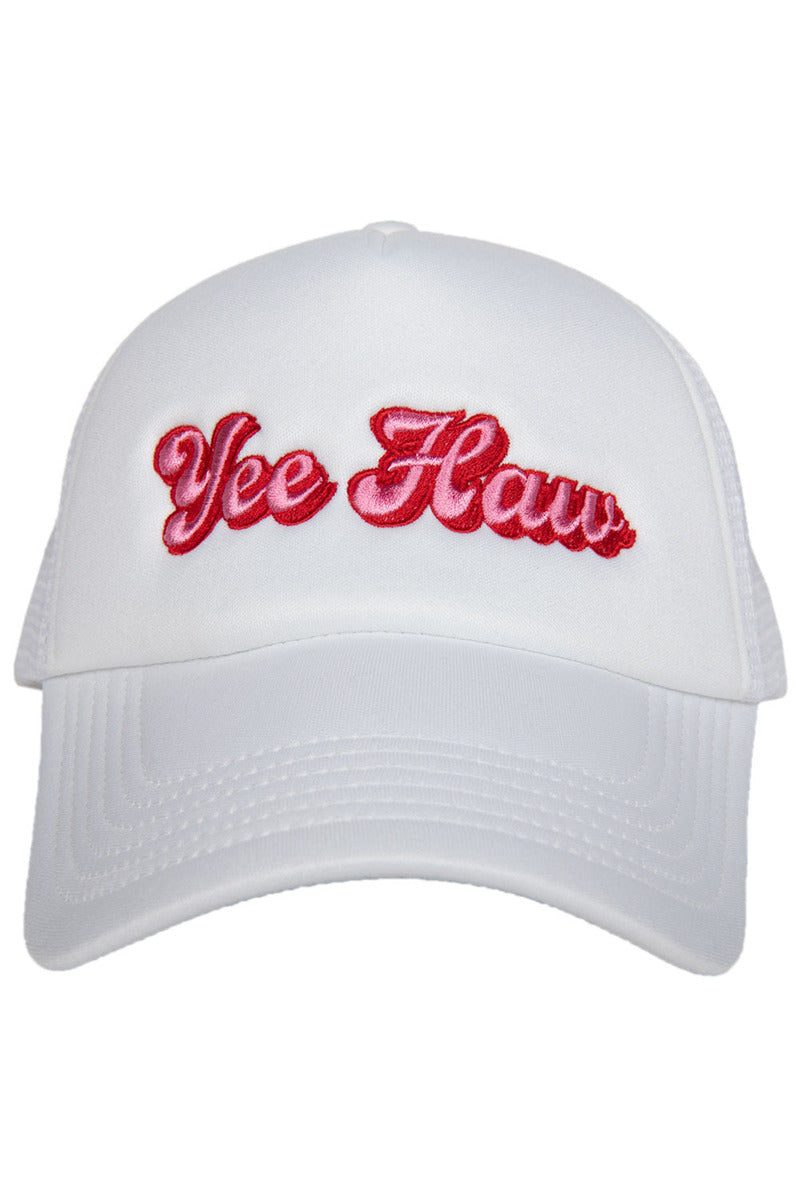 Yee Haw Wholesale Trucker Hat (White Foam) Yee Haw Wholesale Trucker Hat (White Foam)