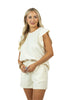 Cream Wholesale Womens Two Piece Sets