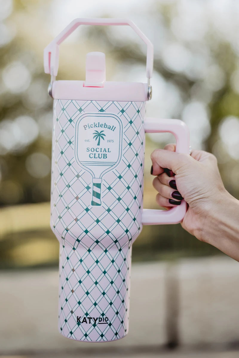 Pickleball Social Club Wholesale Tumbler with Handle