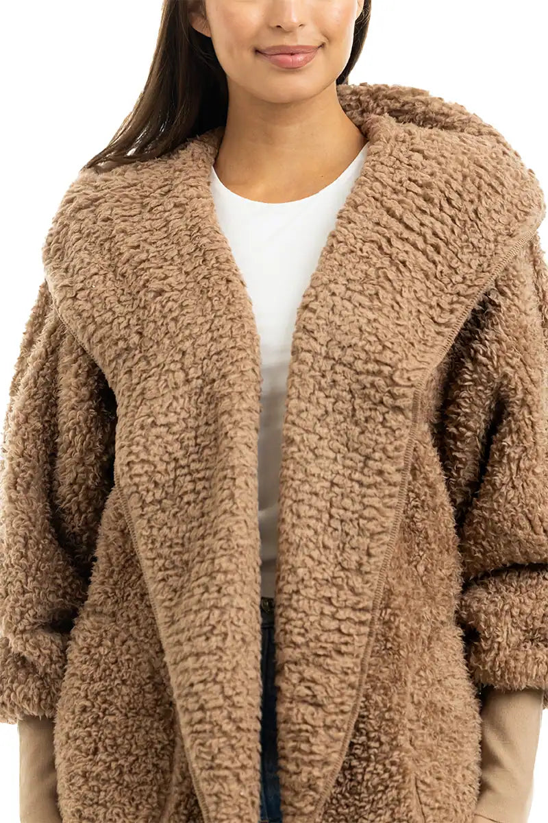 Sherpa Wholesale Body Wrap/Cardigan for Women Hoodie (7 colors)