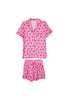 Pink Strawberry Print Wholesale Pajama Women