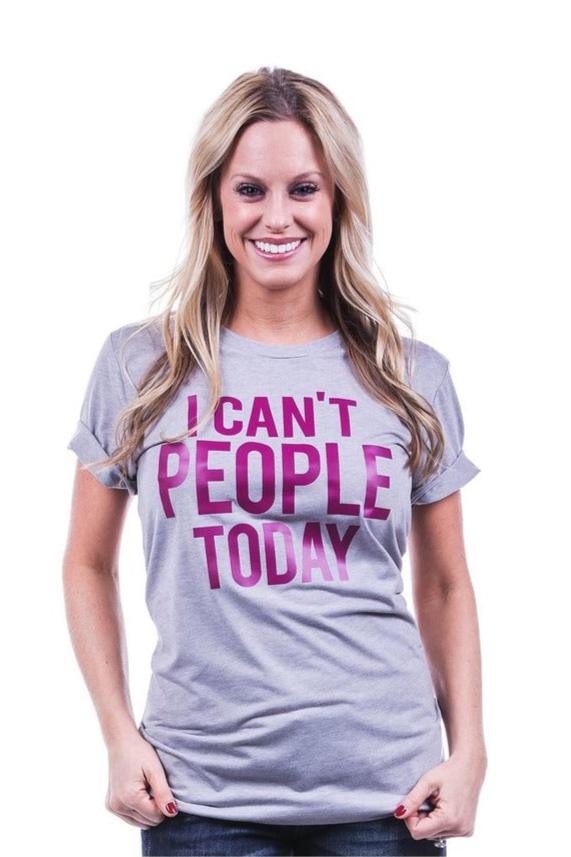 Women's I Cant People Today Wholesale T-Shirt