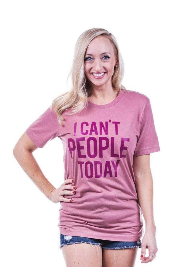 Women's I Cant People Today Wholesale T-Shirt
