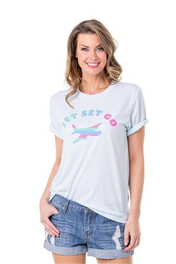 Jet Set Go Women’s Wholesale T-Shirts