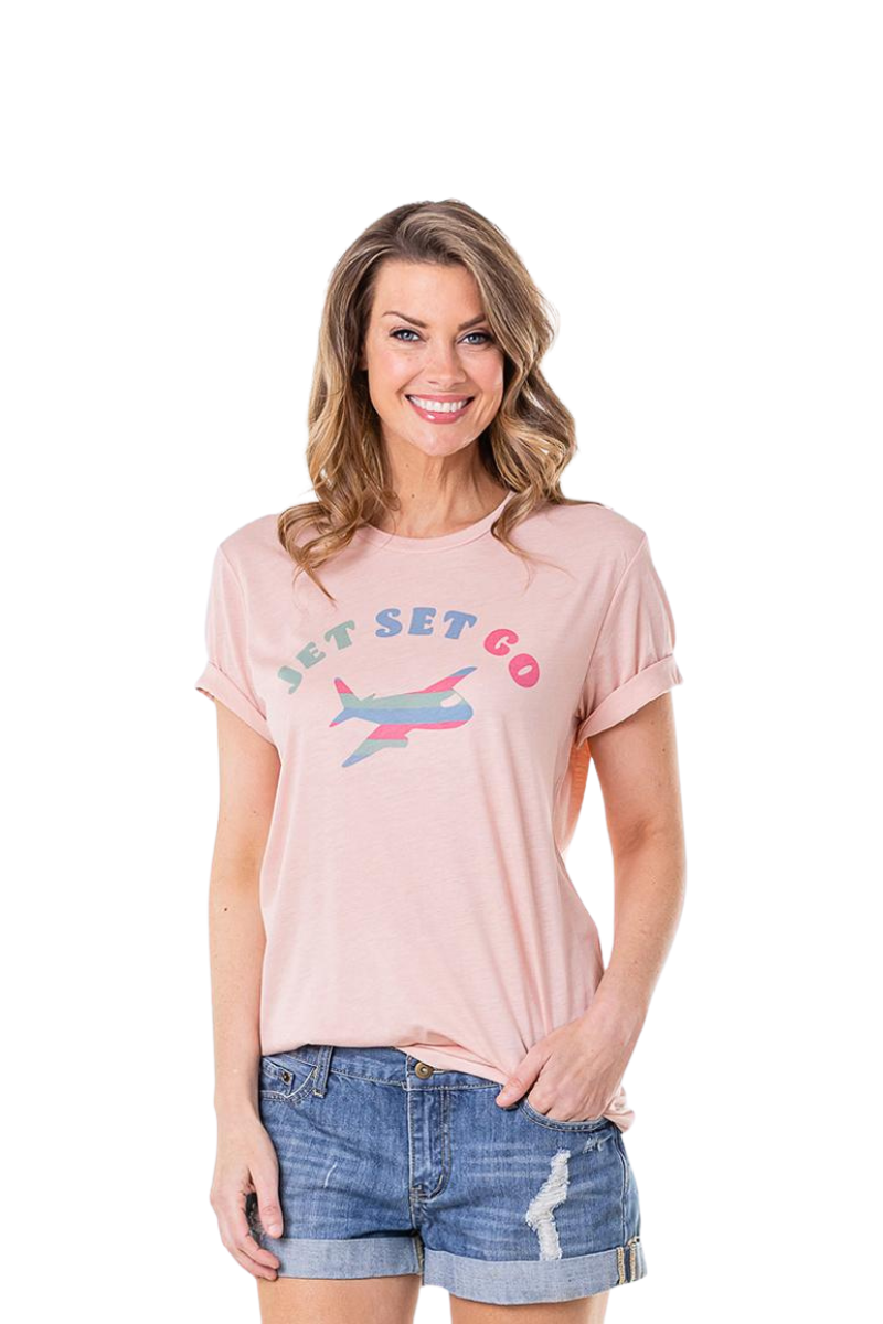 Jet Set Go Women’s Wholesale T-Shirts