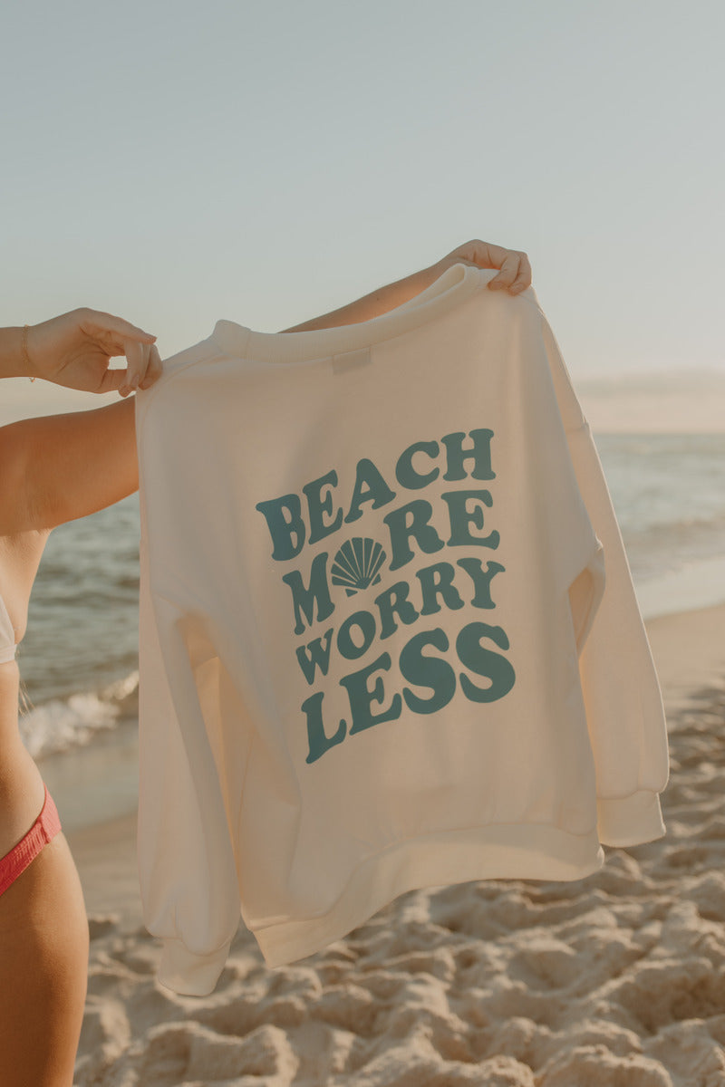 Beach More Worry Less Wholesale Sweatshirt
