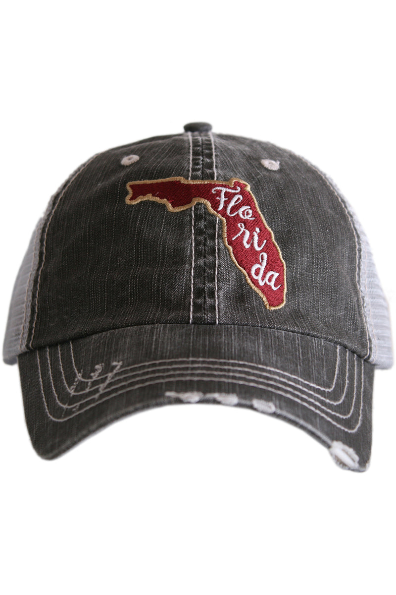 Florida Cut Out State Wholesale Trucker Hats