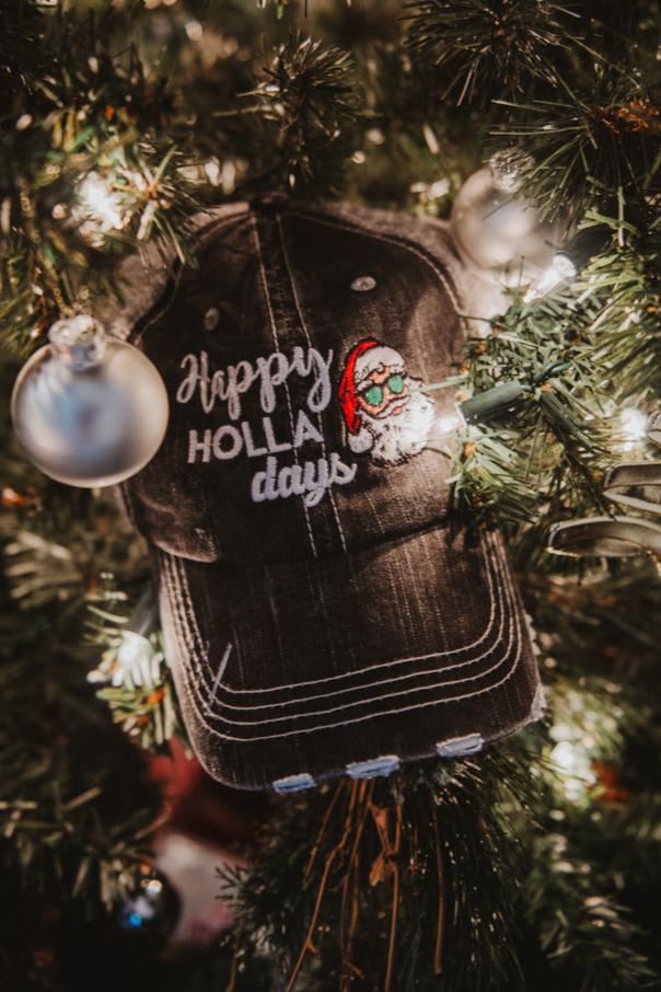 Happy HOLLA Days Christmas Trucker Hat