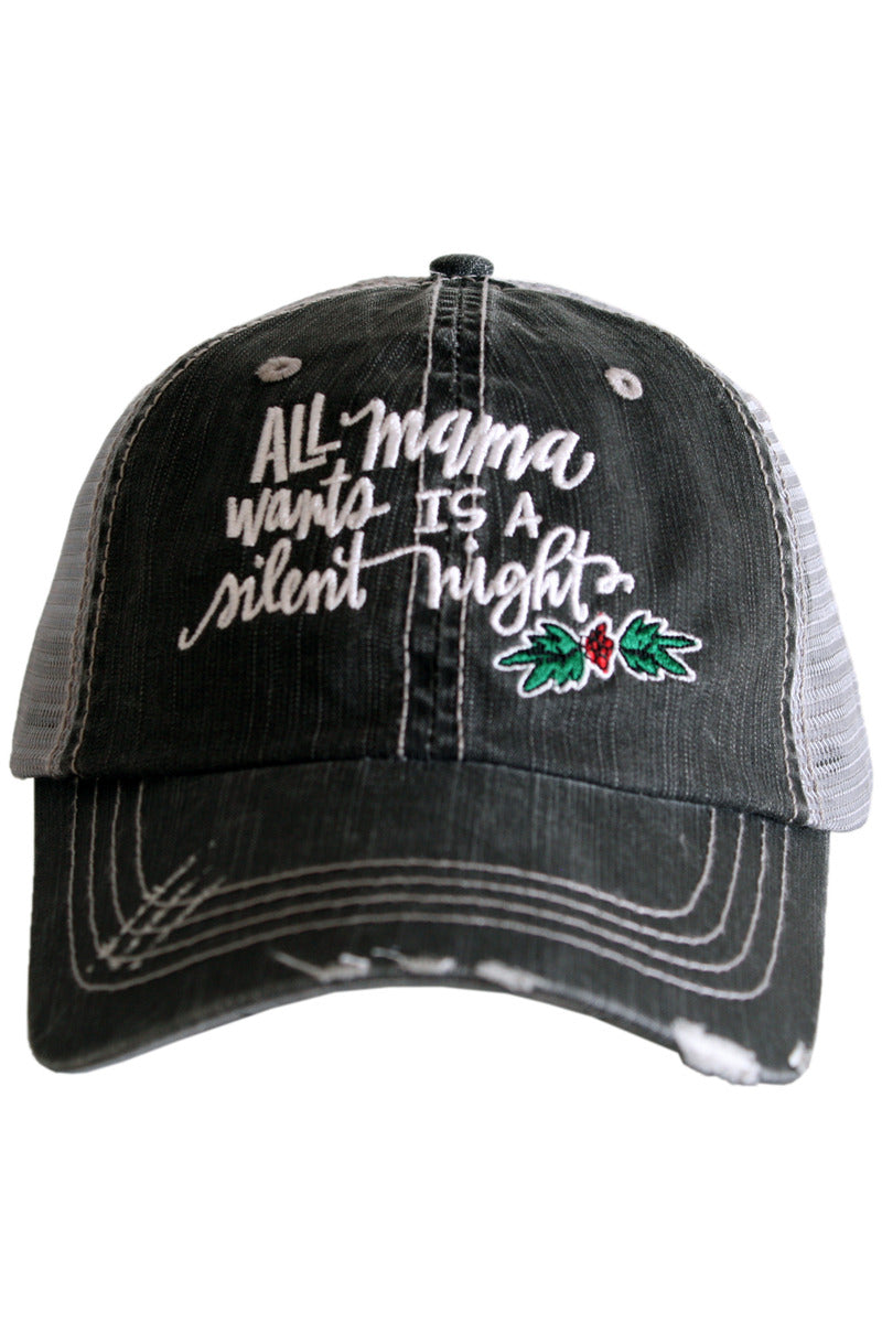 All Mama Wants Is A Silent Night Wholesale Trucker Hats