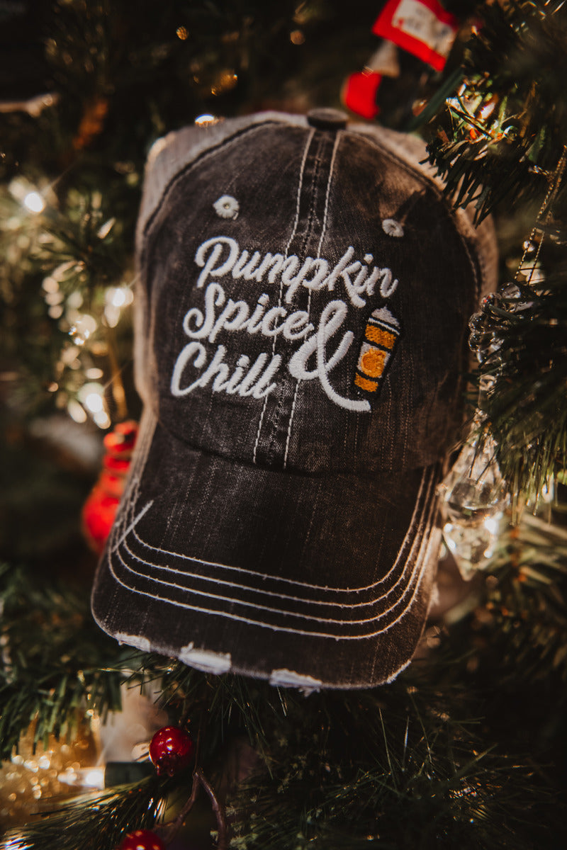 Pumpkin Spice and Chill Wholesale Trucker Hats