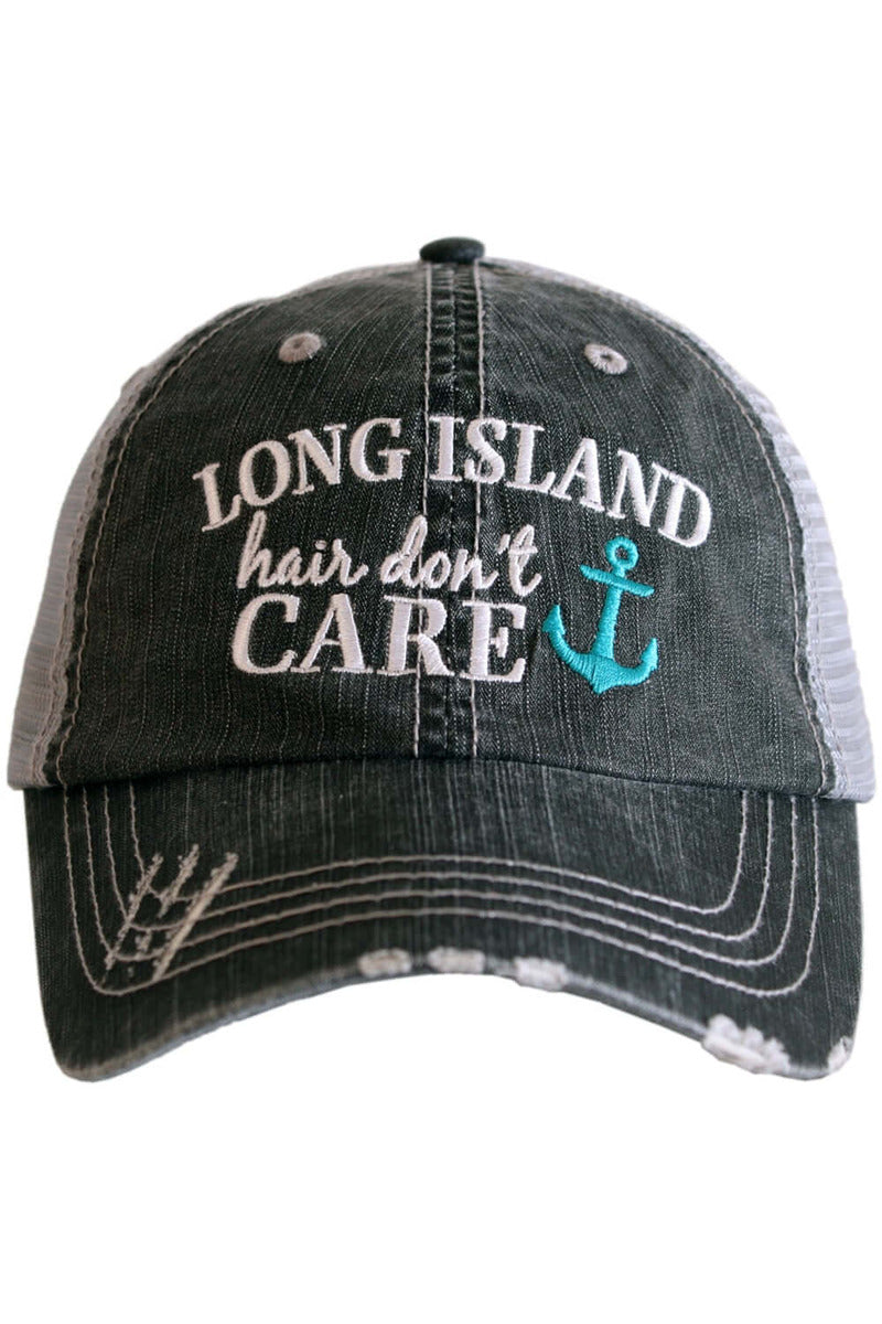 Long Island ANCHOR Hair Don't Care Wholesale Trucker Hats