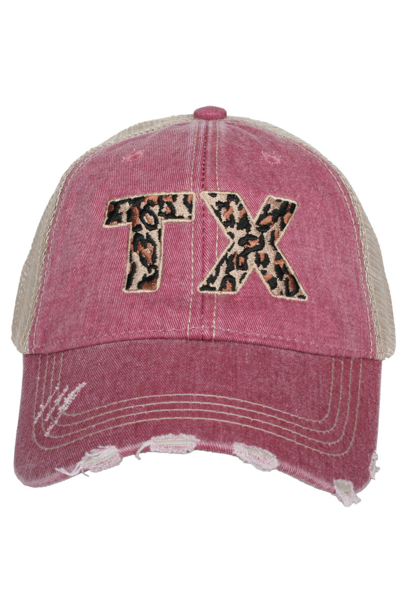 TX Texas Leopard State Wholesale Hat