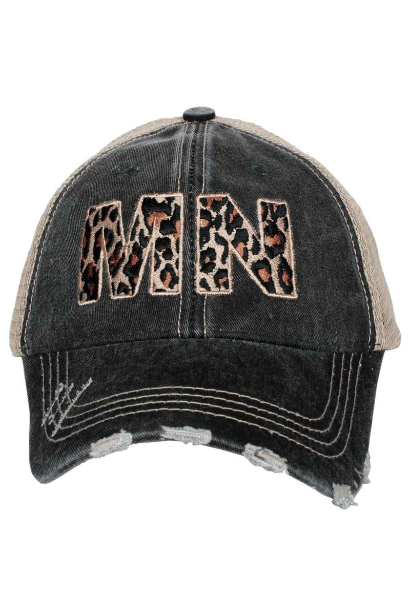 MN Minnesota Leopard State Wholesale Hat