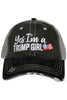 Yes I'm A Trump Girl Wholesale Women's Trucker Hat