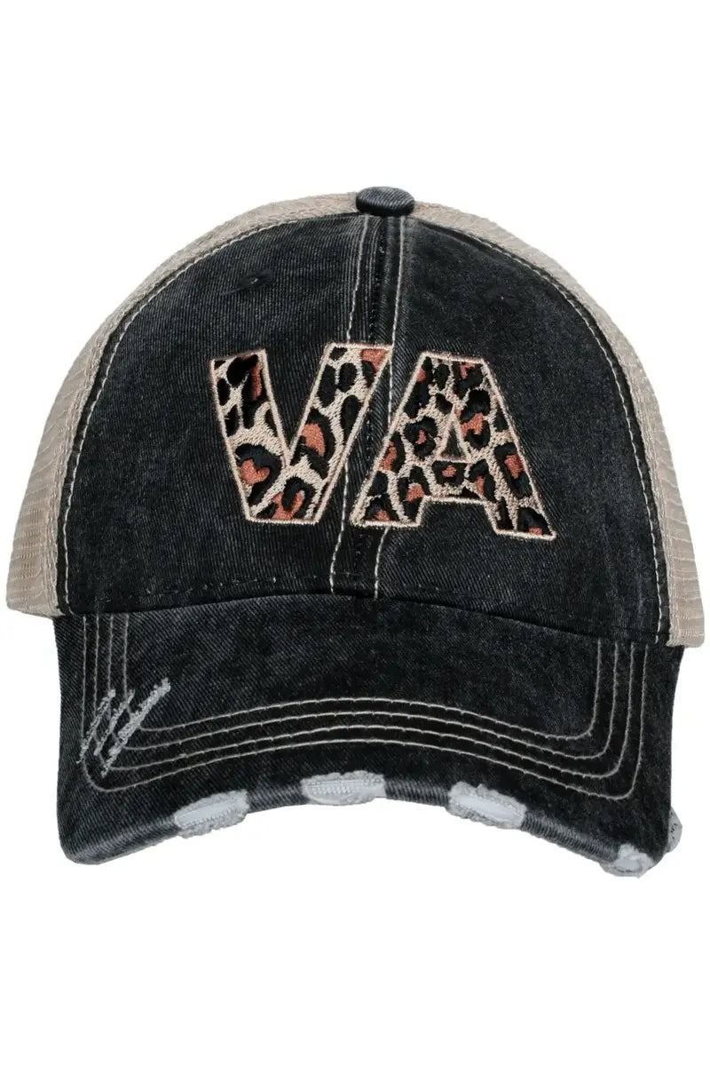 VA Virginia Leopard State Wholesale Hat