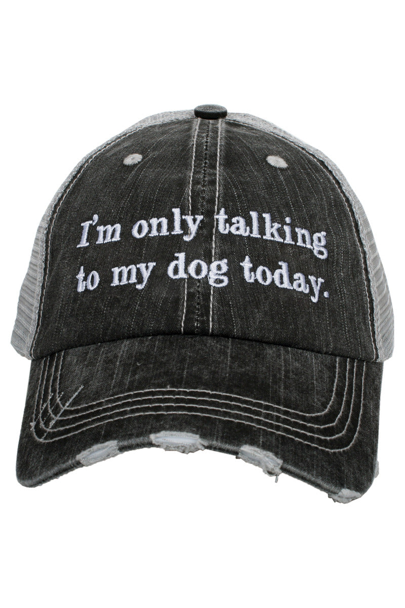 I'm Only Talking to My Dog Wholesale Trucker Hats