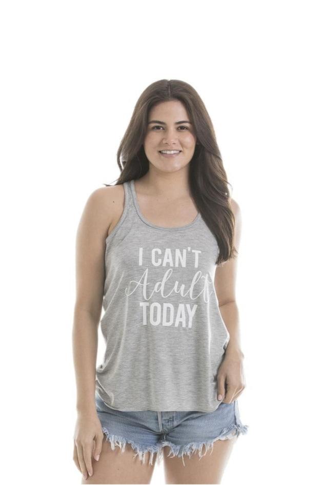 I Can't Adult Today Wholesale Tank Tops