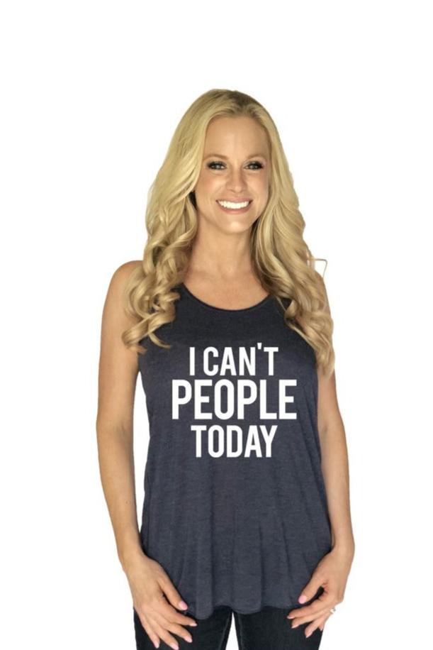 I Can't People Today Wholesale Tank Tops
