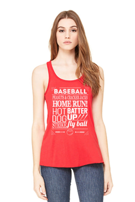 Peanuts & Cracker Jacks Wholesale Baseball Tank Tops
