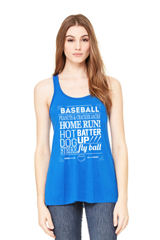 Peanuts & Cracker Jacks Wholesale Baseball Tank Tops