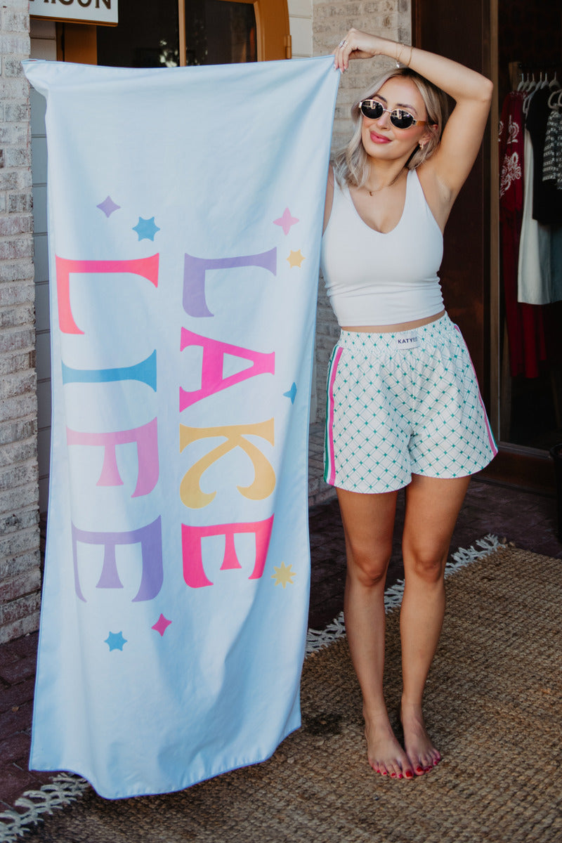 Lake Life Multicolored Wholesale Quick Dry Towel