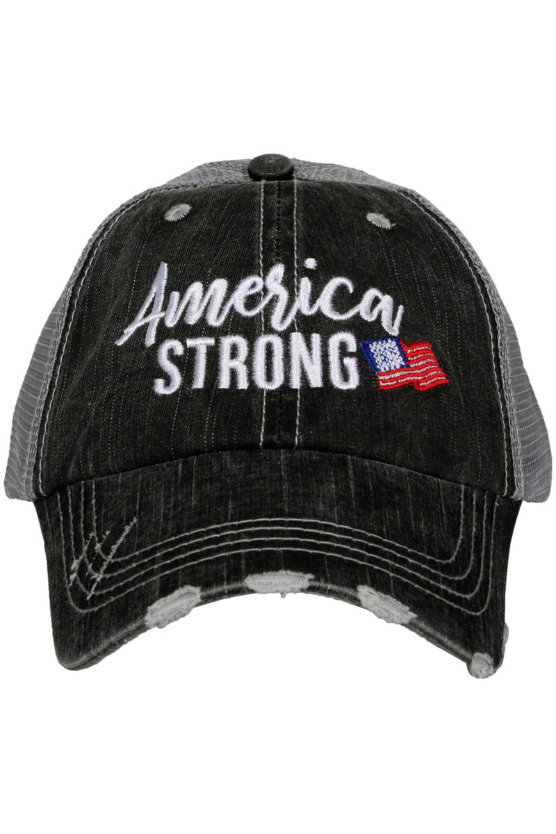 America Strong Wholesale Women's Trucker Hat