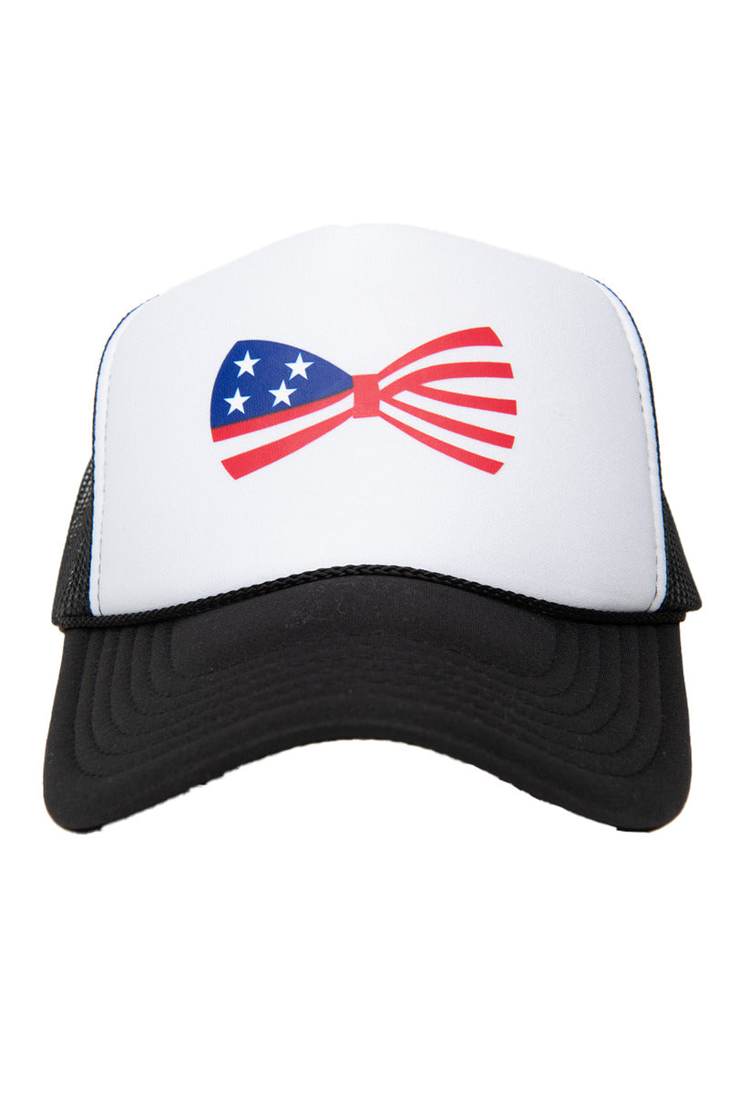 American Flag Bow Wholesale Election Foam Hat