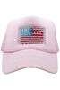 American Flag Wholesale Women's Foam Trucker Hat